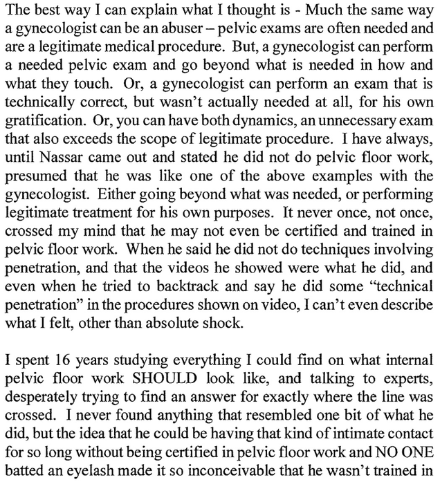 Illustration for article titled Gymnast Explains Why She Felt Nobody Would Believe She Was Sexually Assaulted
